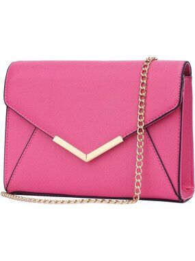 👜 Women's Rose Faux Leather Evening Handbag Party Wedding Prom Clutch Purses